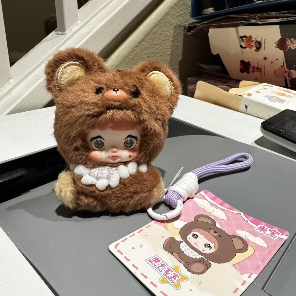 Authentic Nommi V3 plush pendant Mocha. No box.